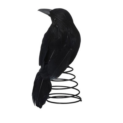 Gruseliger Halloween Krähe Baumspitze Ornament für Mini Christbaumschmuck