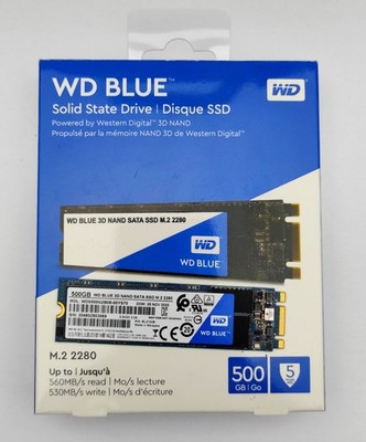 Western Digital Blue 500 GB M.2 SATA SSD - 99% Zustand und nur 7,1 TB gelesen!