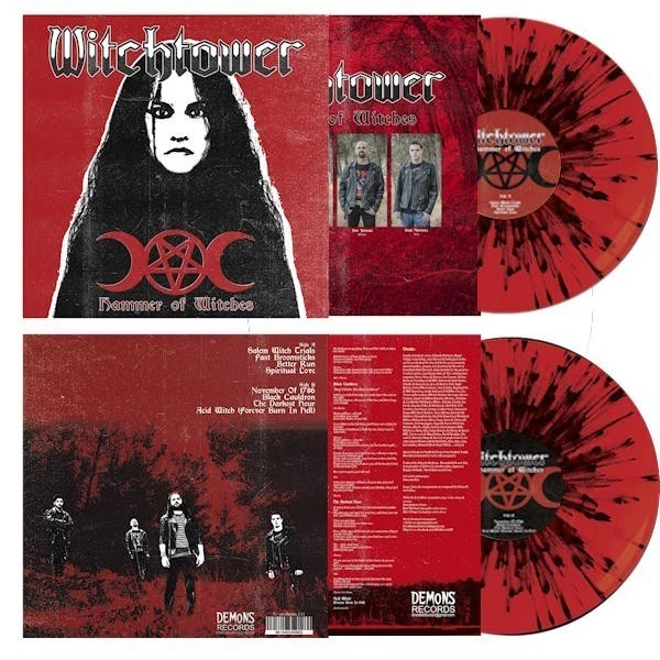 WITCHTOWER – Hammer of Witches (LIM. 150 RED SPLATTER LP*SPA HEAVY METAL) - Bild 2 von 3