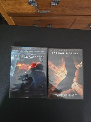 The Batman Widescreen DVD's -Batman Begins, The Dark Knight Lot