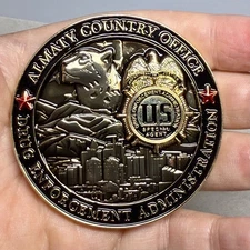 🔥  DEA Central Asia Almaty Country Office Challenge Coin