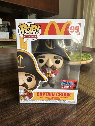 Funko Pop! Ad Icons Captain Crook McDonald's Fall Con Shared Exclusive 2020 #99