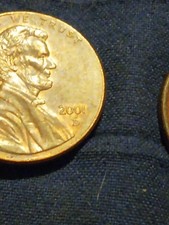 1986 D and 2001 D Lincoln Memorial Cent -