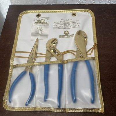 Chrysler Master Tech Award T-5 Award Tool Kit Golden Tools Vintage Made In USA