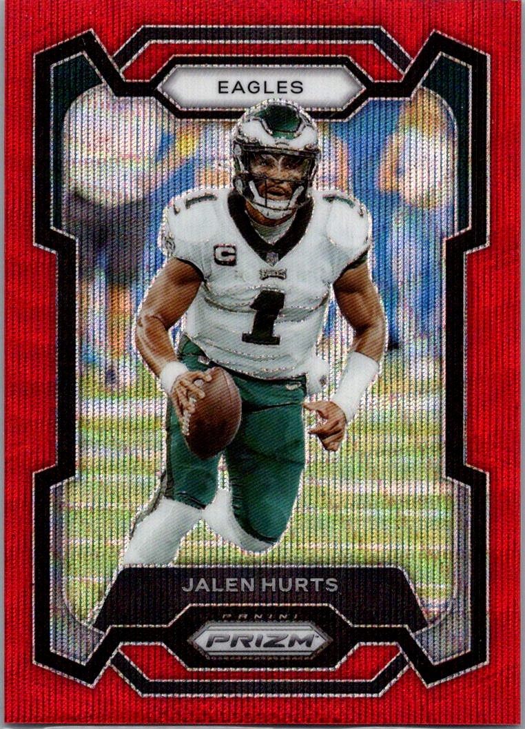 2023 Panini Prizm Red Wave Jalen Hurts 118/149 Philadelphia Eagles #244