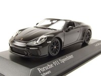 Porsche 911 (991) Speedster 2019 Schwarz Modellauto 1:43 Minichamps