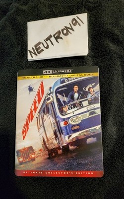 Speed (1994) 4k SLIPCOVER ONLY, Rare, OOP, **READ DESCRIPTION**