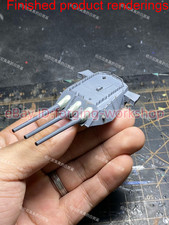 3D printing 1/200/350/700 Yamato Battleship main gun Unpainted