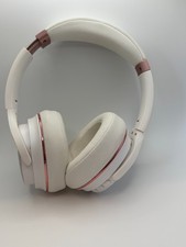 Pre Owned Raycon Wireless Bluetooth Over Ear Headphones White Rose Gold Foldable