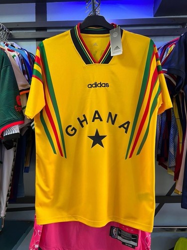 Ghana 🇬🇭 Black Star Adidas Retro Jersey! AUTHENTIC L,XL,XXL - Bild 4 von 4