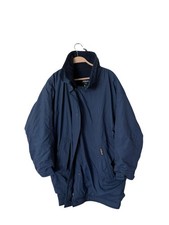 VINTAGE Patagonia Jacket Womens sz M Blue Fleece Lined Made USA 90s Coat