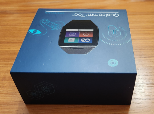 Qualcomm Toq Smartwatch Black Fabric Texture - Standard Edition NEW - Zdjęcie 2 z 11
