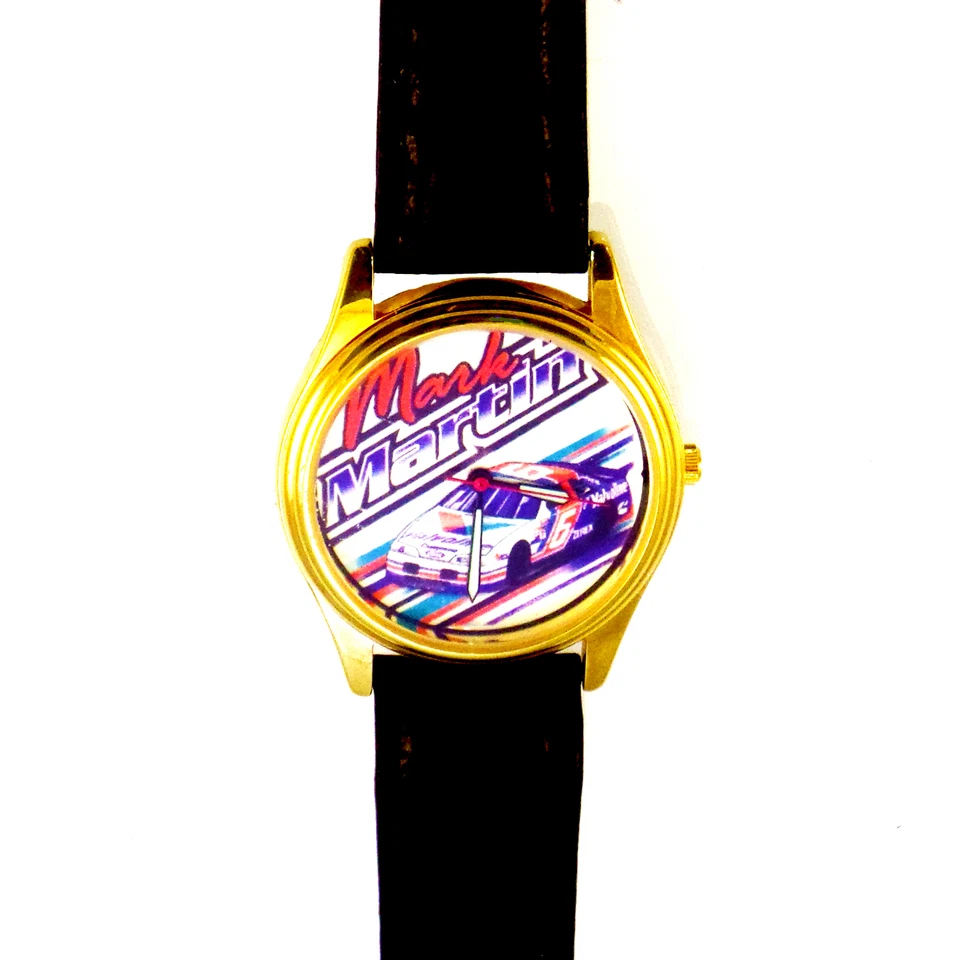 Mark Martin #6 Valvoline Sun Time 收藏手表 17 岁/全新! 未穿99美元 — 第 2/4 张图片