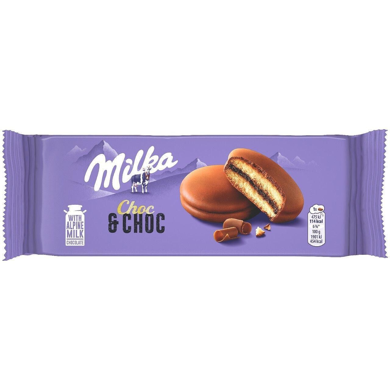 Cupcakes suaves Milka Choc & Choc con relleno de cacao | 150 g / 5,29 oz
