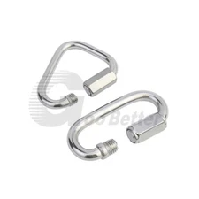 Carabiner Quick Link Chain Connector Links Climbing Gear M3.5-M12 Stainless A2