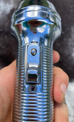 Lampe de poche vintage en cuivre des années 30 : lampe de chevet de style Ray-o-vac - France