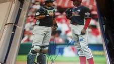 Jesus Montero New York Yankees/Yohan Flande Phillies Signed 8x10  Photo COA 