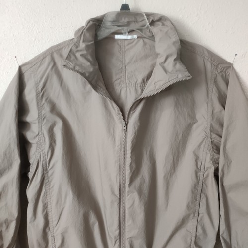 Chaqueta de bombardero Uniqlo para hombre talla M sudadera con capucha cortavientos ligera informal marrón 5340 - Imagen 2 de 11