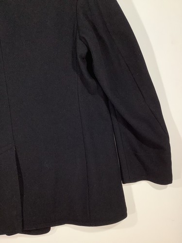 Vintage 60s/70s Vietnam USN United States Navy Blue Peacoat Gold Buttons Size L - Picture 8 of 13