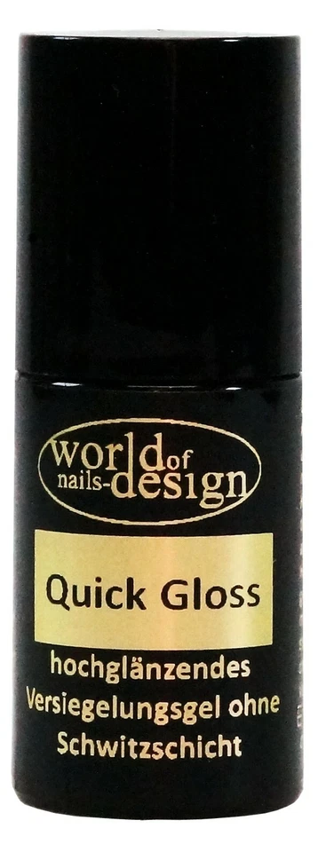 6 ml  Quick Gloss Gel ✅Brillant High Gloss OHNE Schwitzschicht✅ für Babyboomer - Bild 2 von 4