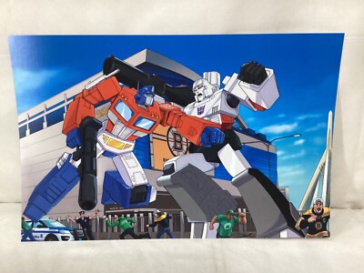 Transformers Optimus Prime vs Megatron at Boston Garden Poster 11x17 Picture
