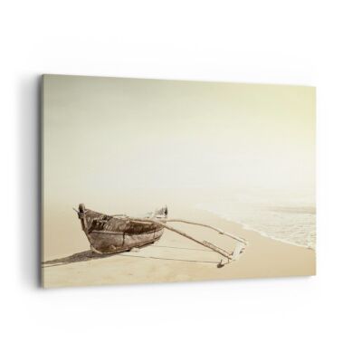 Tableau Sur Toile ARTTOR 120x80cm – Pont Coucher De Soleil, Déco Murale Moderne