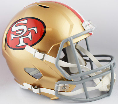 SAN FRANCISCO 49ers 1964-1995 THROWBACK Riddell SPEED Replica Football ...