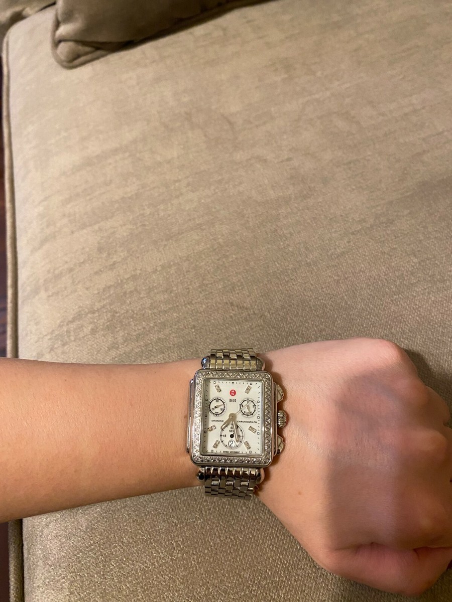 MICHELE Deco Chronograph, 33mm | eBay