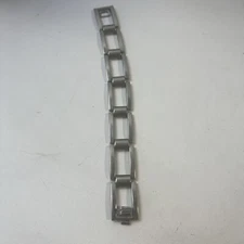 Vintage UnSigned TAXCO 925 Sterling Silver  Square Chain Link