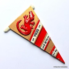 NRP Geba - Old Portuguese Navy Ship Flag Penant Metal Tampion Plaque Badge Crest