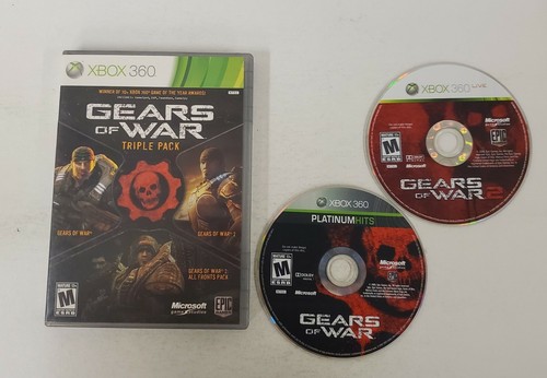 Gears Of War Triple Pack Xbox 360 Game Fast Shipping