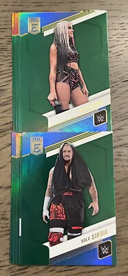 2023 Panini Donruss Elite WWE Base Cards - Green Parallel - Complete your Set!