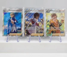 (3) Pokemon GO TCG Blanche, Candela & Spark Black Star Promo Holo Ultra Rare NM