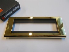 BTICINO LIVING  CLASSIC 4716OR PLACCA 6POSTI ORO LUCIDO