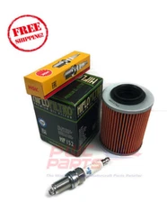 Can-Am 2004-2006 Outlander 400 HO 4x4 2x4 XT Max Tune Up Kit Oil Filter Plug NGK