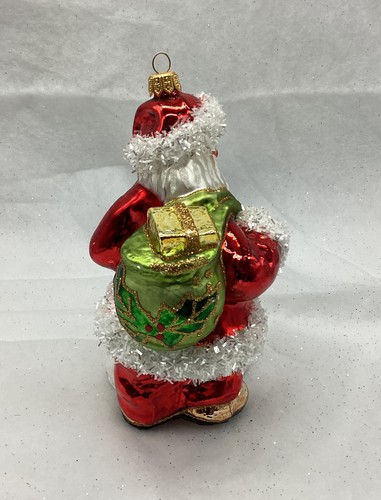 Koronex~Hand-Blown Glass~Santa By The Chimney~Ornament~Poland - Picture 3 of 12