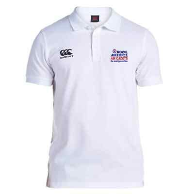 OFFICIAL RAF Air Cadets embroidered Canterbury Rugby Polo Shirt