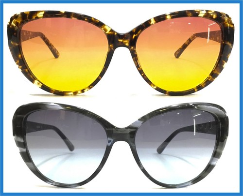 Occhiali da sole per donna oversize gatto lenti sfumate cat eye strass  tartaruga | eBay