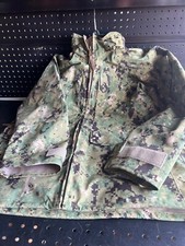 USGI US Navy Wet/Cold Weather NWU Type III Woodland Parka Size Small Long New