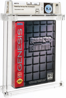 RoboCop versus The Terminator - Wata 9.8 B+ Sealed, Genesis Virgin 1994 USA