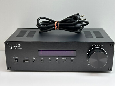Dynavox VT-200 HiFi Kompakt-Verstärker, Phono-Eingang und BT  BLITZBEREIT 