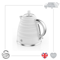 Jug Kettle by Swan Symphony Range  1.7L 3kW SK31050WN  Rapid Boil in White