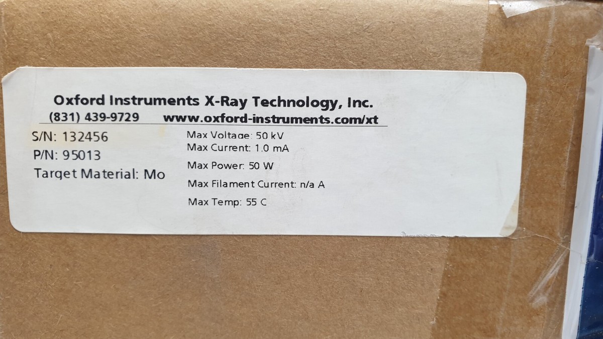 Rayページ M Oxford Instruments X-Ray Technology P/N: 95013 | eBay