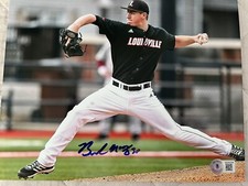 Brendan McKay Signed Autographed 8x10 Photo Louisville/Tampa Bay Rays BAS COA