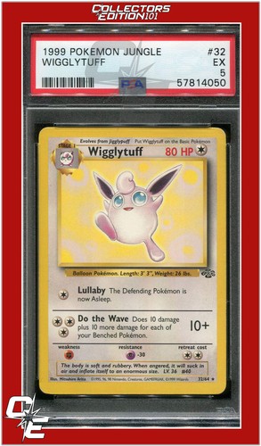 Wigglytuff (Unlimited) graded PSA 5 for sale on eBay