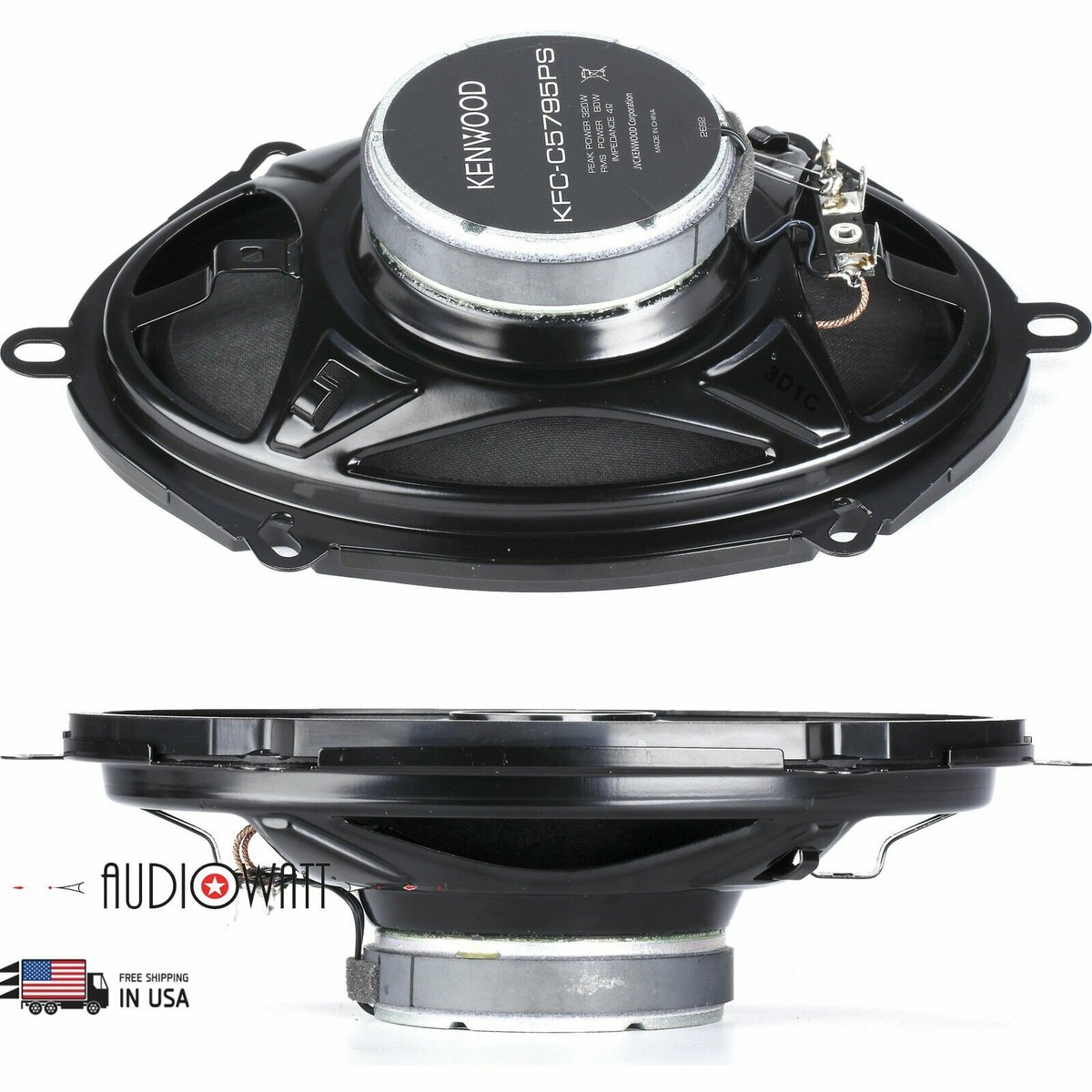 4x Kenwood KFC-C5795PS 5x7