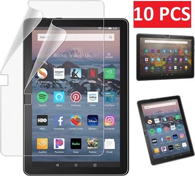 Amazon Fire Max 11/HD 10/HD 8/HD 7'' Clear Screen Protector Guard Shield Saver