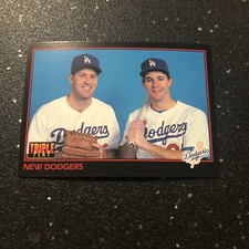 New Dodgers 1993 Donruss Triple Play Baseball #253 Wallach Reed Worrell MLB