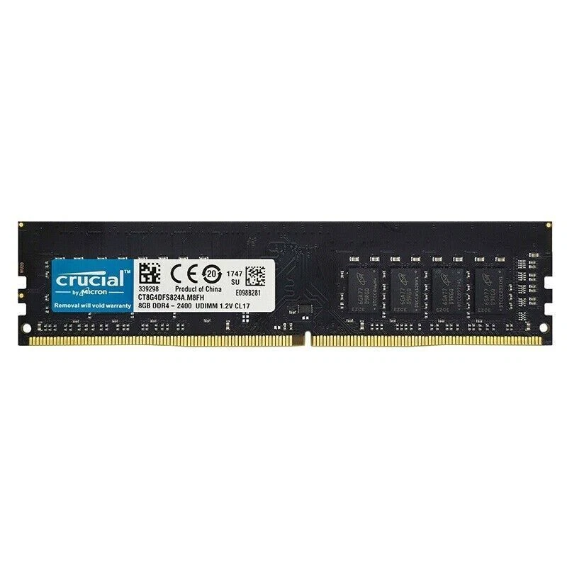 Crucial DDR4 4GB 8GB 16GB 2133 2400 2666 3200 288pins Desktop Memory Dimm Ram - Image 3 of 4