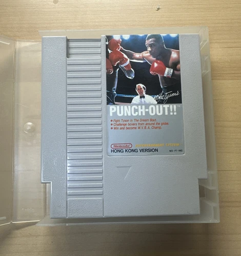 Mike Tyson's Punch-Out!! Hong Kong Version HKG Nintendo NES Tested Working